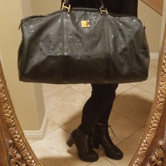 Vintage MCM Black Duffle Bag - Picture 8 of 8